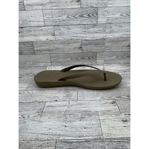 FitFlop iQushion Ergonomic Flip Flops Tan Brown‎ Men Size 13 US 47 EU 12 UK main image 6